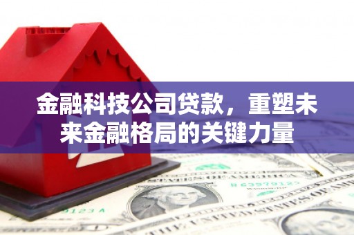 浑南金融科技公司贷款，重塑未来金融格局的关键力量