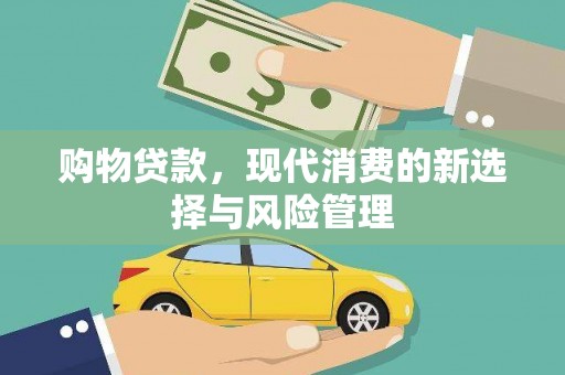 浑南购物贷款，现代消费的新选择与风险管理