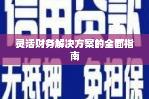 浑南灵活财务解决方案的全面指南