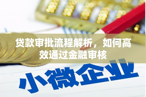 浑南贷款审批流程解析，如何高效通过金融审核
