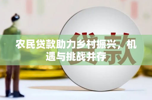 浑南农民贷款助力乡村振兴，机遇与挑战并存