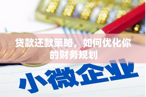 浑南贷款还款策略，如何优化你的财务规划