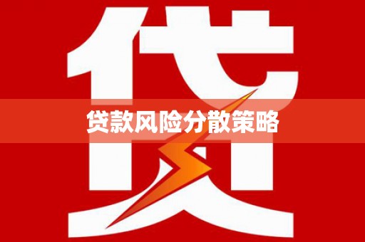 浑南贷款风险分散策略