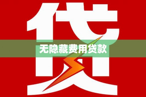 浑南无隐藏费用贷款