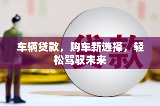 浑南车辆贷款，购车新选择，轻松驾驭未来
