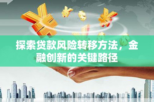 浑南探索贷款风险转移方法，金融创新的关键路径