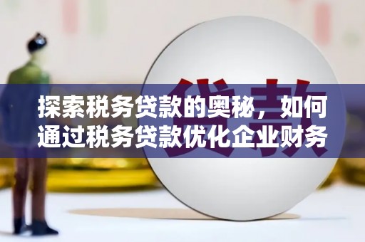 浑南探索税务贷款的奥秘，如何通过税务贷款优化企业财务
