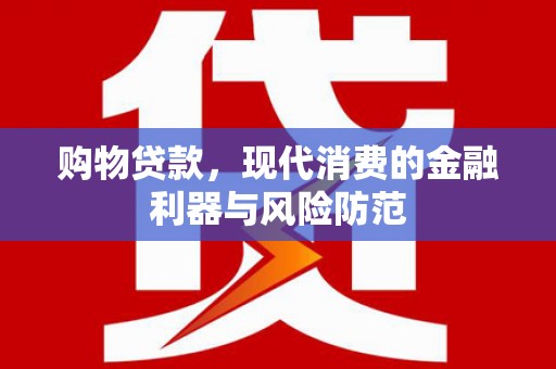 浑南购物贷款，现代消费的金融利器与风险防范