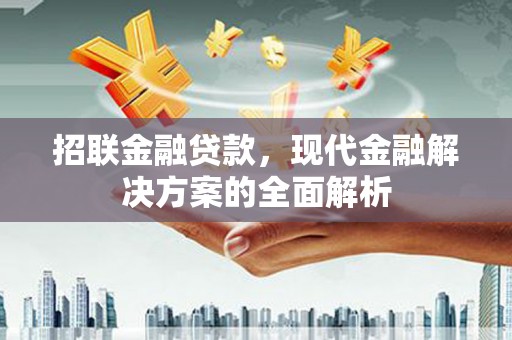 浑南招联金融贷款，现代金融解决方案的全面解析
