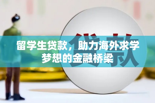 浑南留学生贷款，助力海外求学梦想的金融桥梁