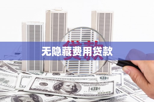 浑南无隐藏费用贷款
