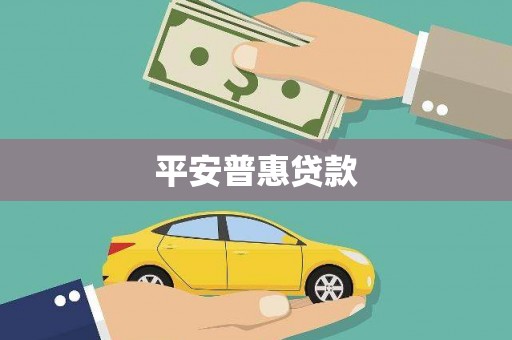 浑南平安普惠贷款