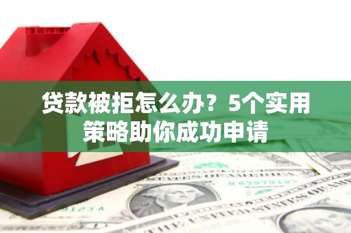 浑南贷款被拒怎么办？5个实用策略助你成功申请