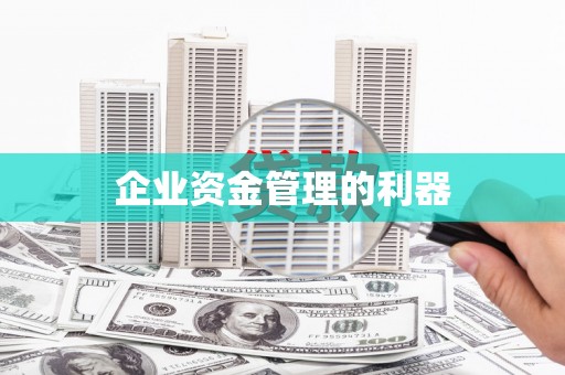 浑南企业资金管理的利器